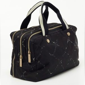 💯 Vintage Chanel Duffle Bag Old Travel Line Hand Bag